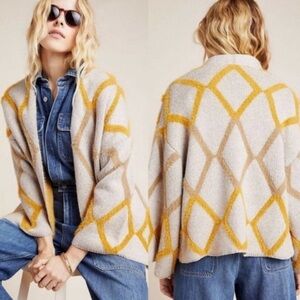 ANTHROPOLOGIE AKEMI + KIN SEDONA OPEN FRONT CARDIGAN SWEATER OS
